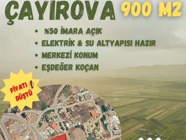 ÇAYIROVA'DA KAÇIRILMAYACAK ARSA !