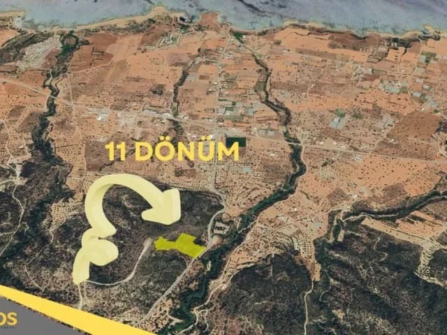 TATLISU'DA 11 DÖNÜM KAT KARŞILIĞI VEYA NAKİT SATILIK FIRSAT ARAZİ