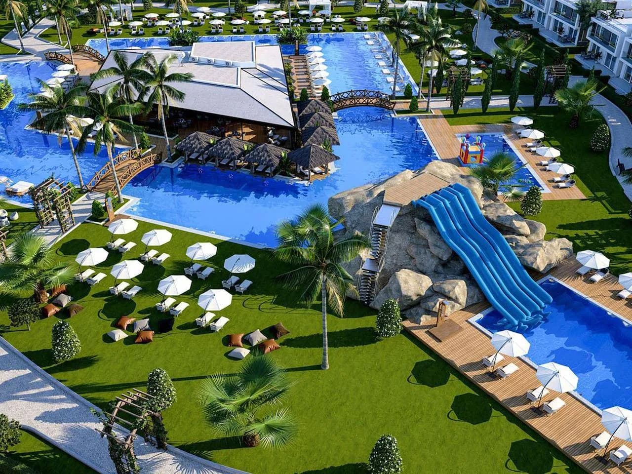 DENİZE SIFIR 3+1 PENTHOUSE Aquapark'tan SPA'ya Kadar Rüya Gibi Bir Deneyim !